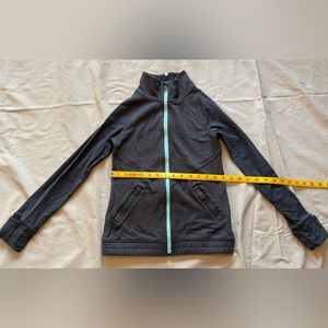 Ivivva Jacket- Size 10 Girls - Gray / Blue